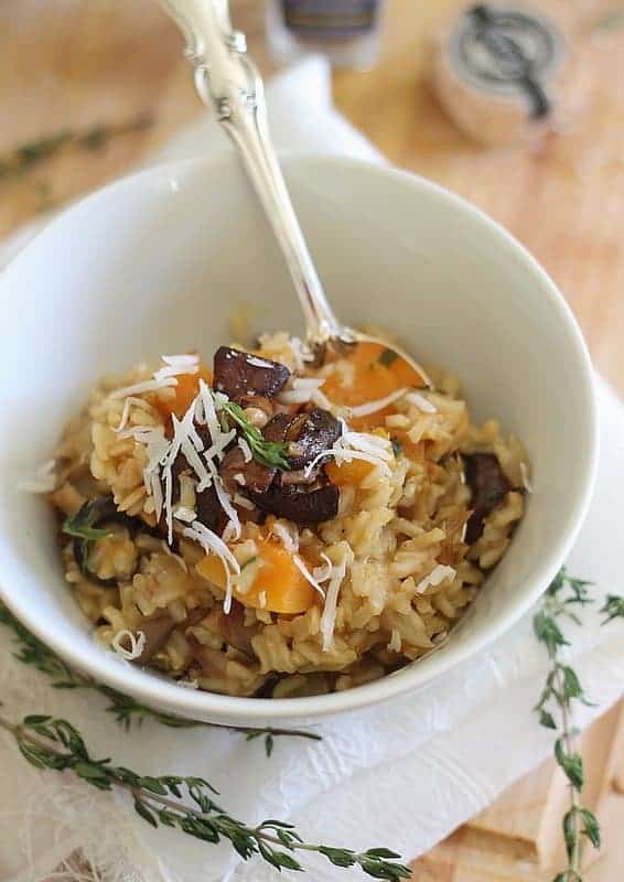 Butternut Squash and Porcini Risotto 2