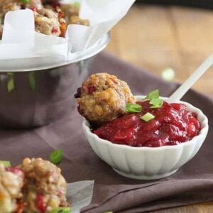 Cranberry Cheddar Sausage Bites | runningtothekitchen.com