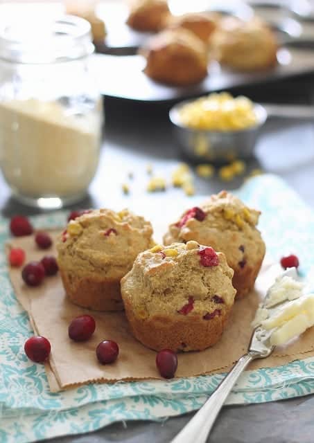 Cranberry Corn Muffins