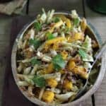 Spicy cilantro mango wild rice salad