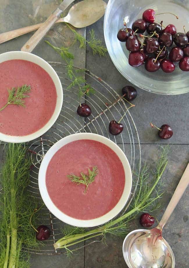 Chilled Cherry Fennel Soup | Mouth-Watering Gazpacho Recipes You Won't Believe Are Healthy