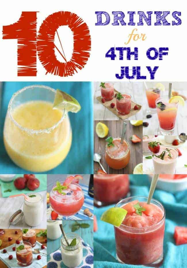 10 drinks for fourth of july