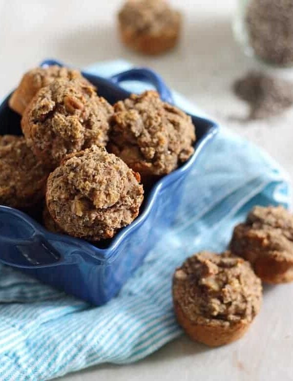 Banana Chia Bites | runningtothekitchen.com