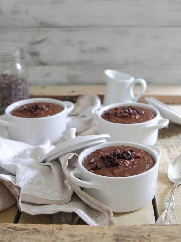 Triple Chocolate Steel Cut Oatmeal