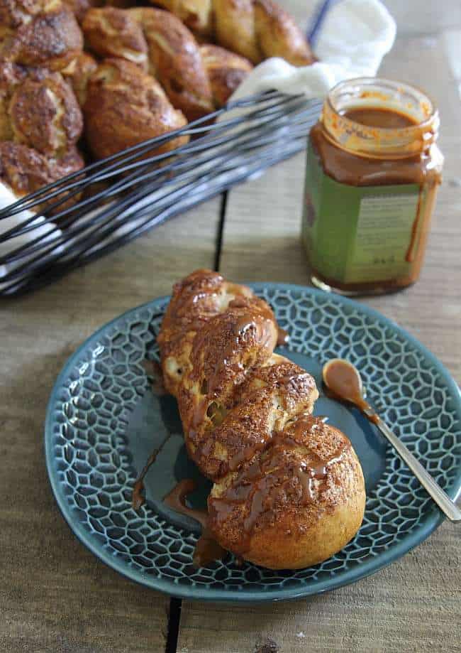 Apple cinnamon pretzel twists