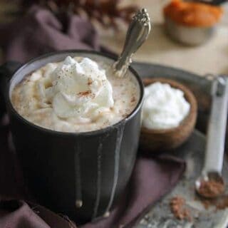 Pumpkin Hazelnut Hot Chocolate