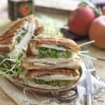 Turkey apple butter panini.