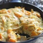 Savory squash pie.