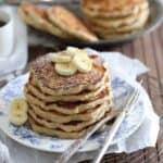 Banana nutmeg pancakes.