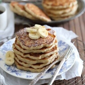 Banana nutmeg pancakes.