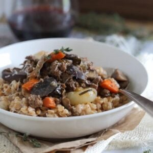 Beef and mushroom bolognese.