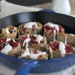 Cranberry cherry cinnamon rolls.