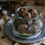 Gingerbread chocolate chip bites.