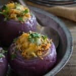 Mexican stuffed onions.