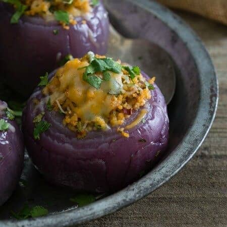 Mexican Stuffed Onions - Running to the Kitchen®