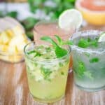 Pineapple caipirinha.