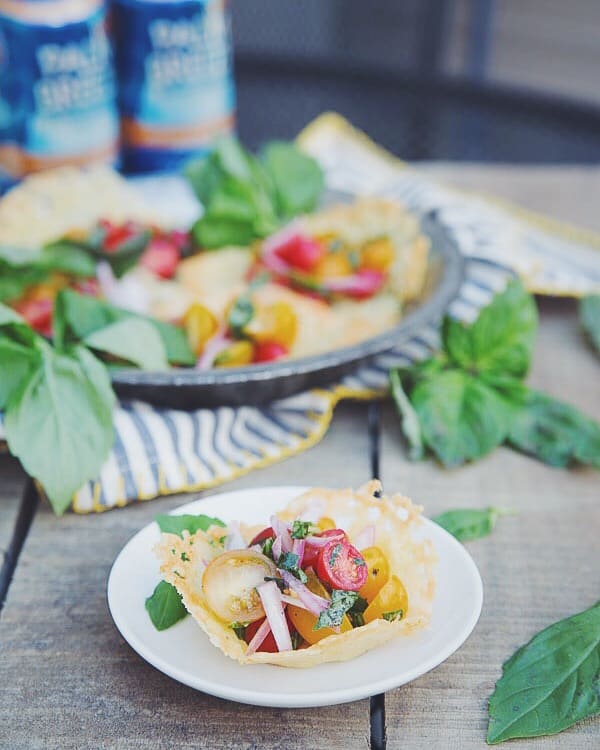 Cheddar Cheese Tomato Salad Cups