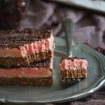 Frozen chocolate cherry bars.