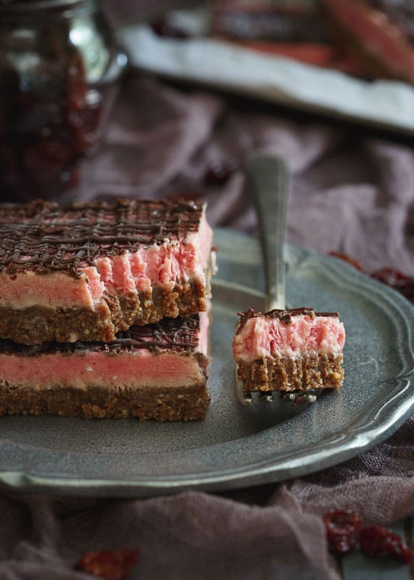 Frozen Chocolate Cherry Bars