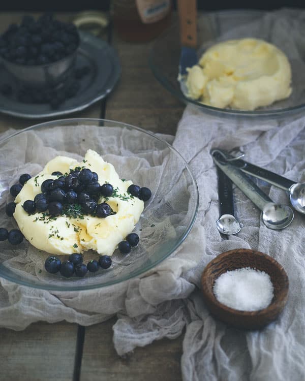 Homemade Blueberry Lavender Honey Butter