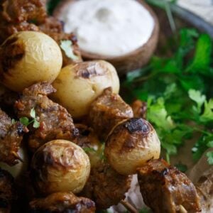 Indian steak kabobs.