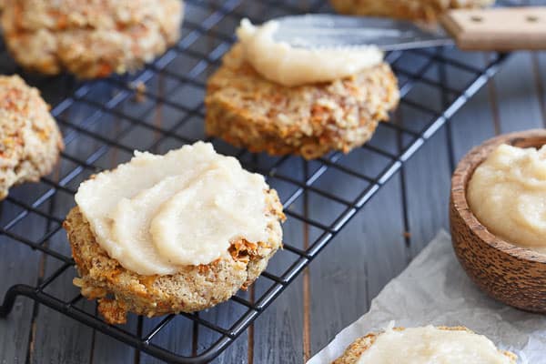 Grain Free Carrot Cake Cookies 