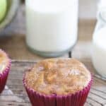 Apple fritter muffins.