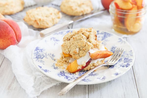 Paleo Peach Shortcake 