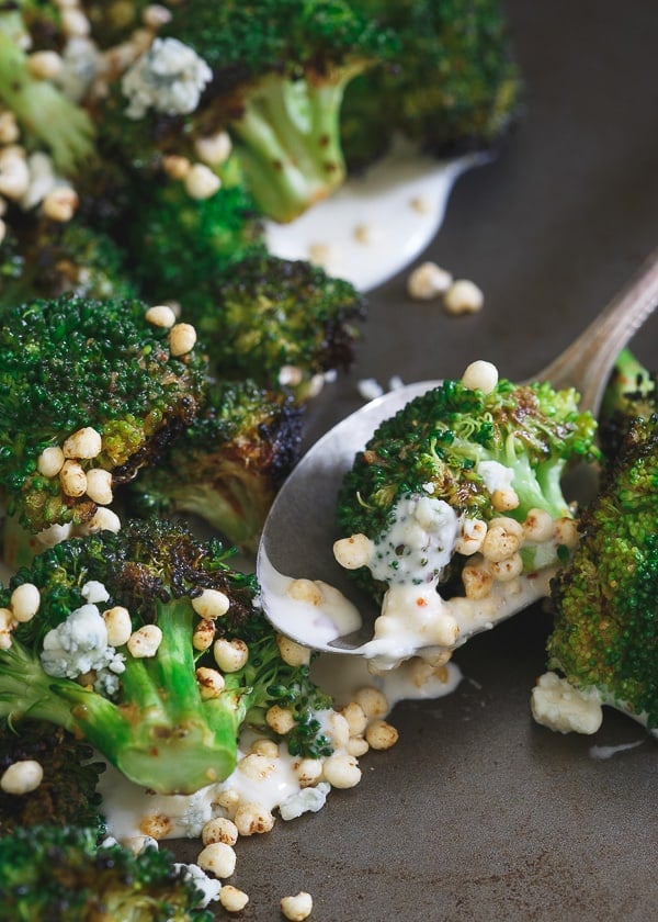 Grilled Broccoli from Girl and the Goat restaurant in Chicago, IL