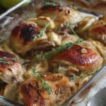 Maple ginger chicken thighs.