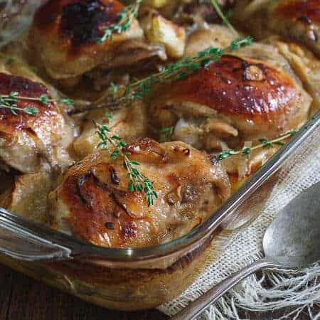 Maple Ginger Chicken Thighs - from Maple by Katie Webster