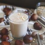 Chestnut oat smoothie.