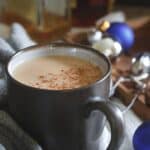 Coconut chai hot toddy.