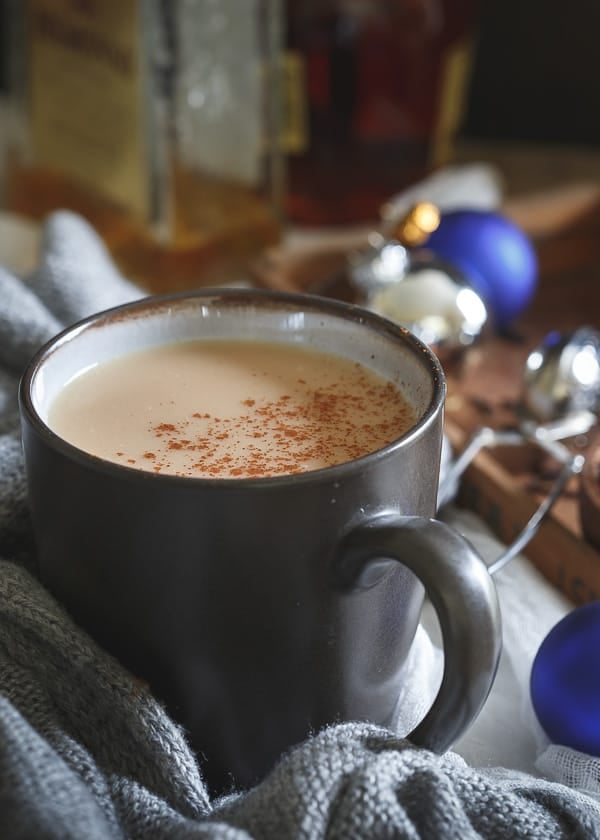 Coconut chai hot toddy