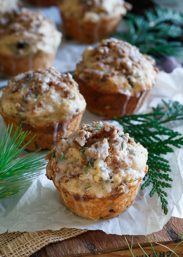 Greek Yogurt Christmas Morning Muffins