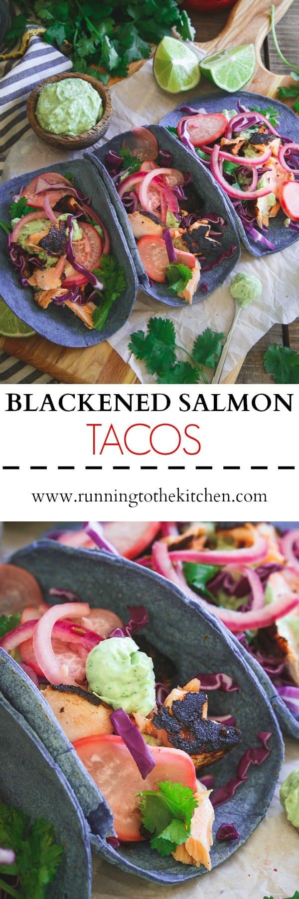 Blackened Salmon Tacos