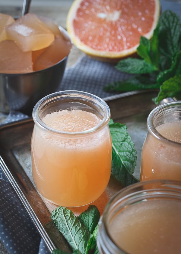 This sparkling grapefruit jello is a bubbly and super refreshing treat.