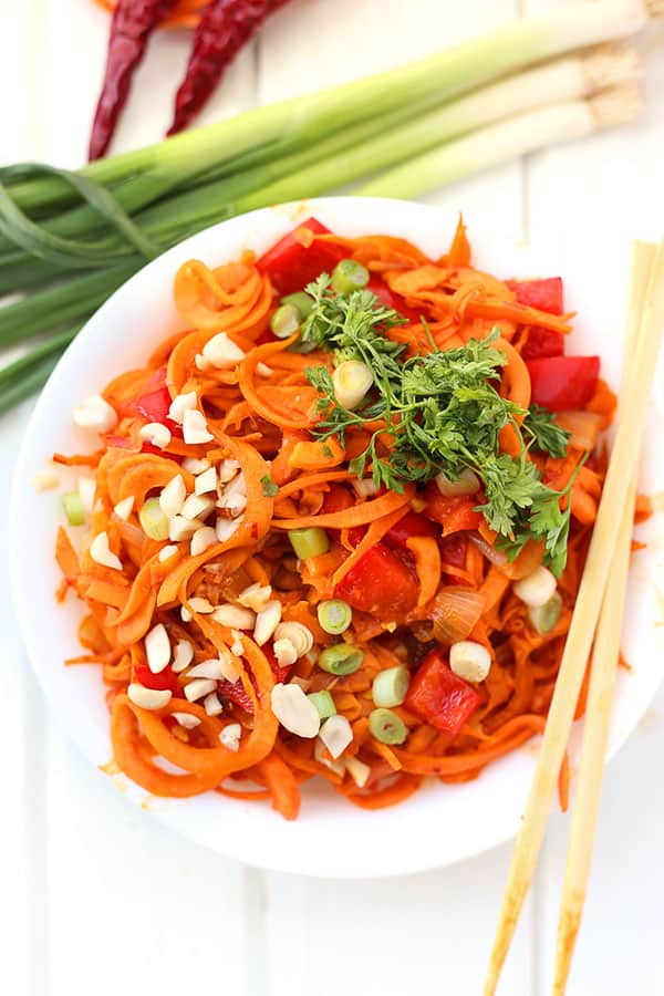 Sweet Potato Noodle Pad Thai