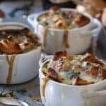 Irish Stout Onion Soup.