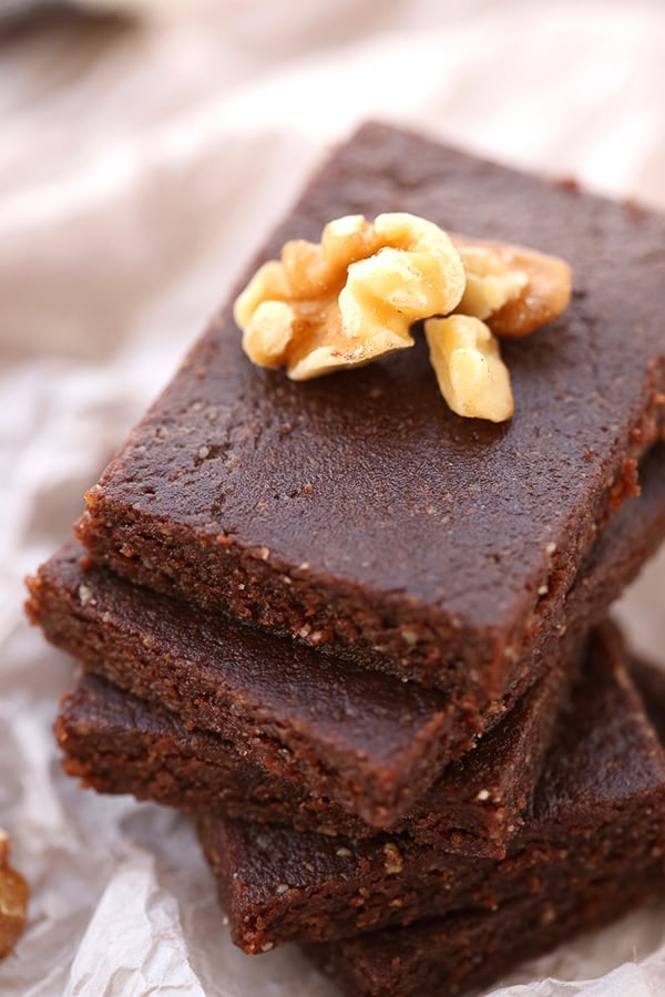 Raw Walnut Brownies