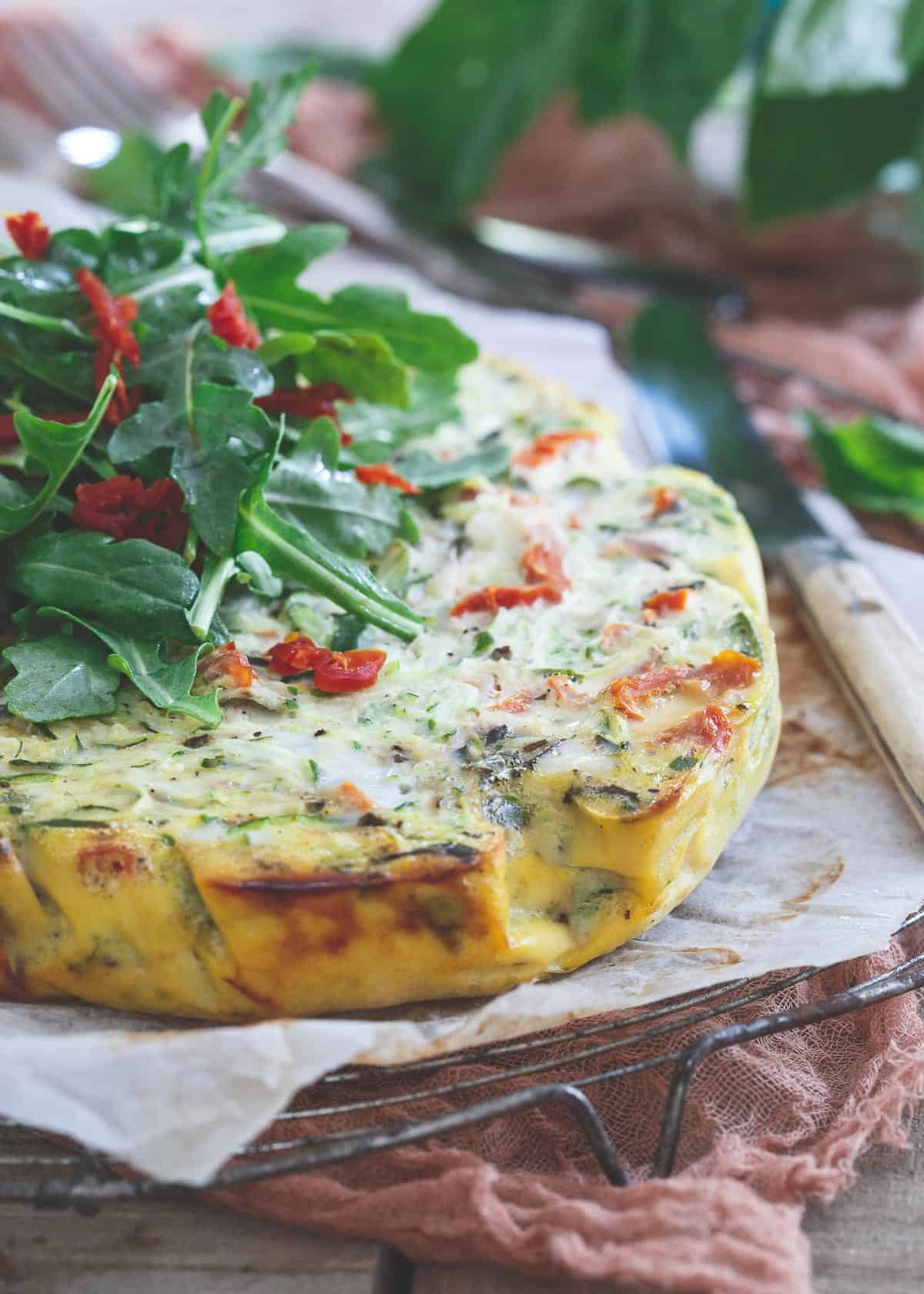 A Summer Frittata that's made right in the slow cooker!