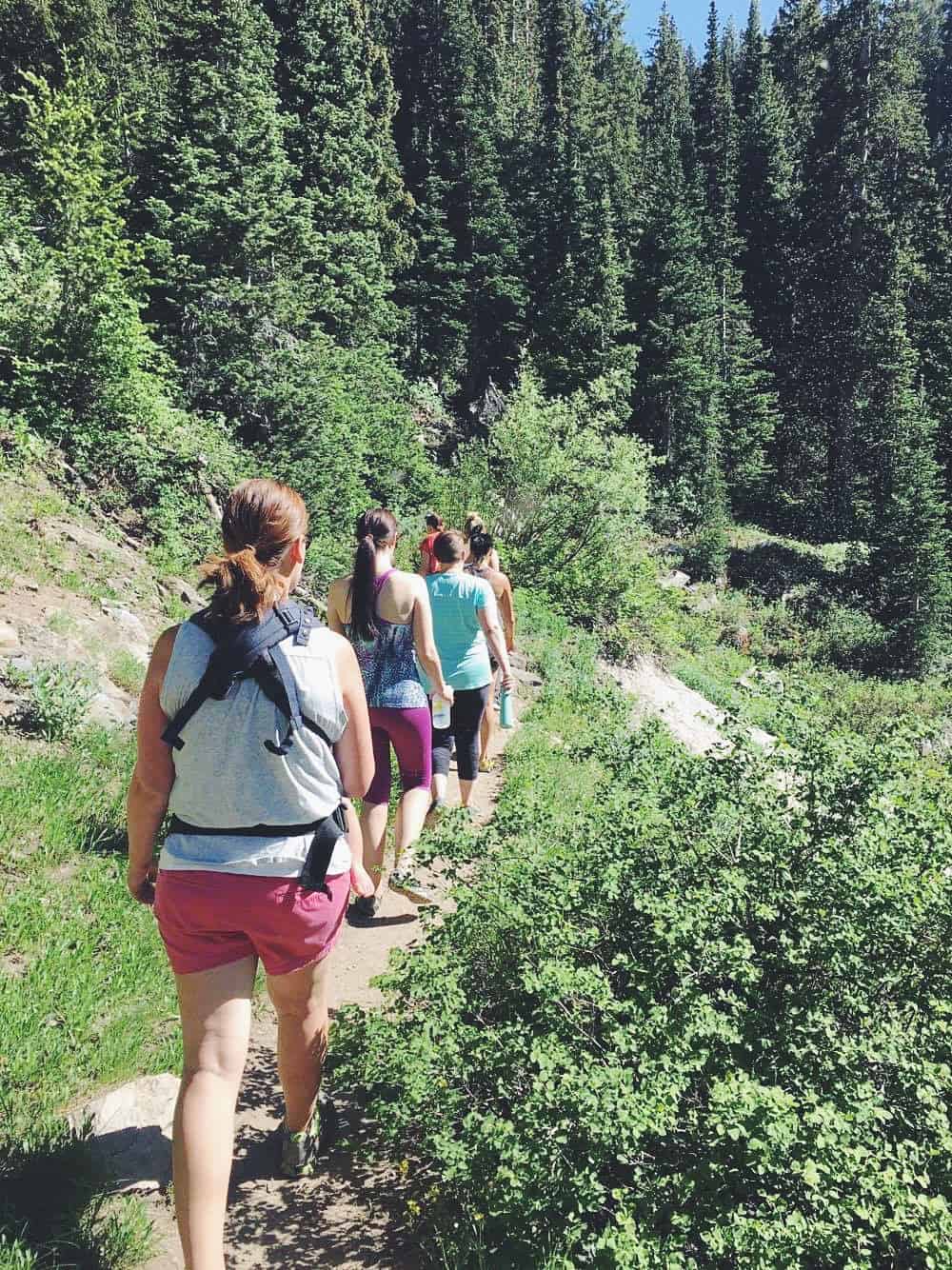 Hiking at Solitude Mountain, Utah