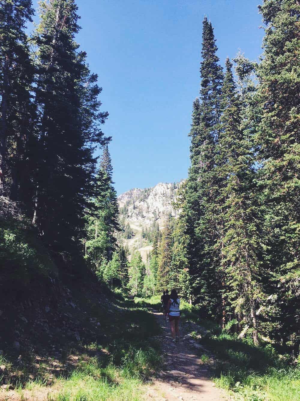 Solitude mountain hiking