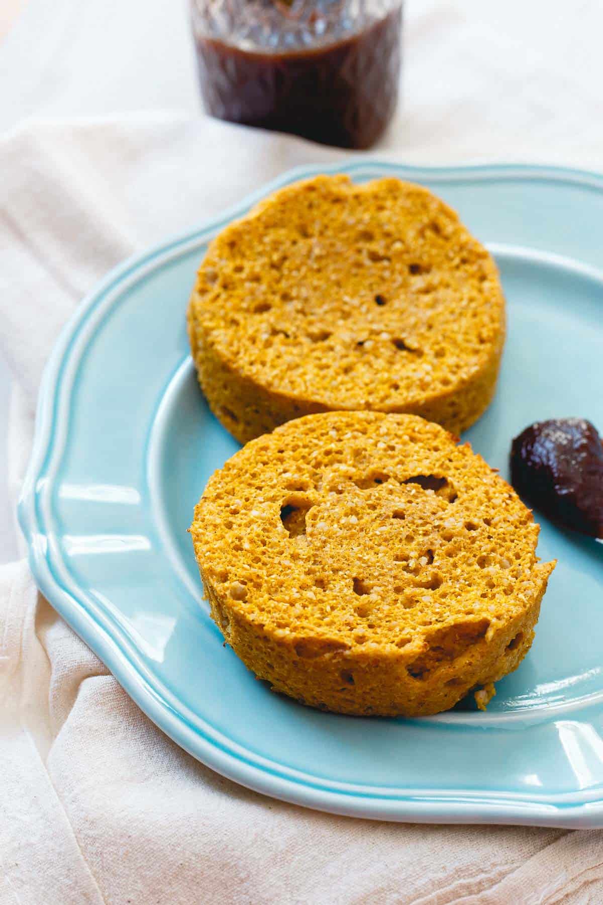 paleo pumpkin english muffins