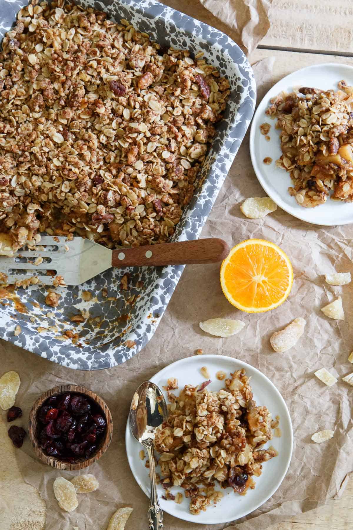 Orange Ginger Pear and Quince Crisp captures every flavor you love. A pure fall treasure.