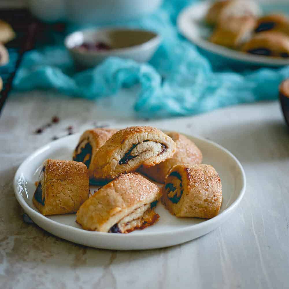 Apple Butter Cacao Nib Rugelach - Running to the Kitchen®