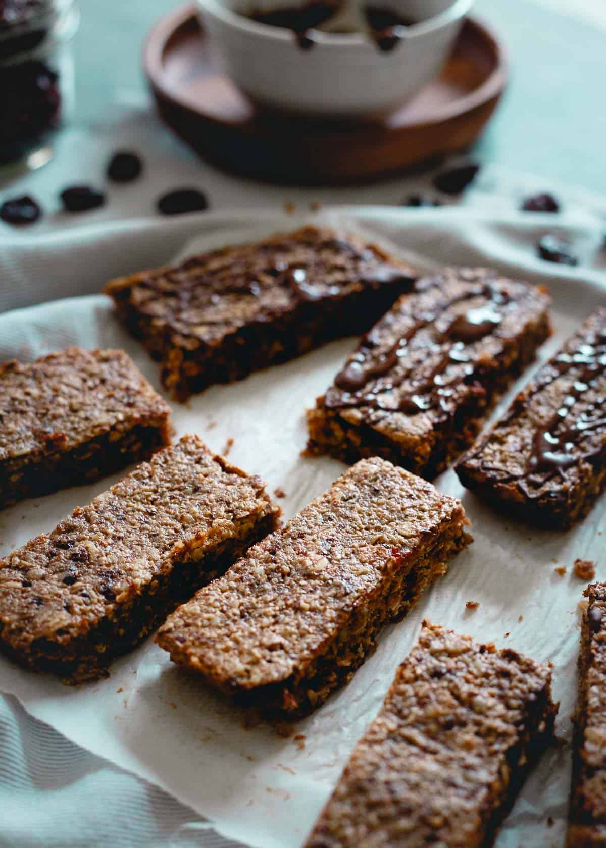 Perfect for eating on the go, these chewy tart cherry oat bars are not only tasty but good for you too!