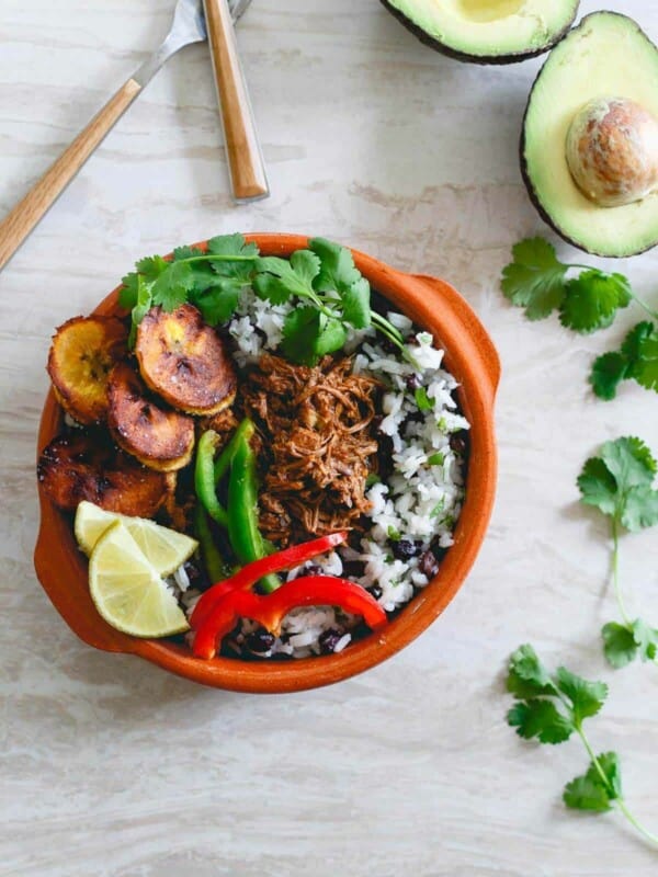Meal prep these Mexican shredded beef bowls over the weekend and enjoy them for lunch and dinner all week long!