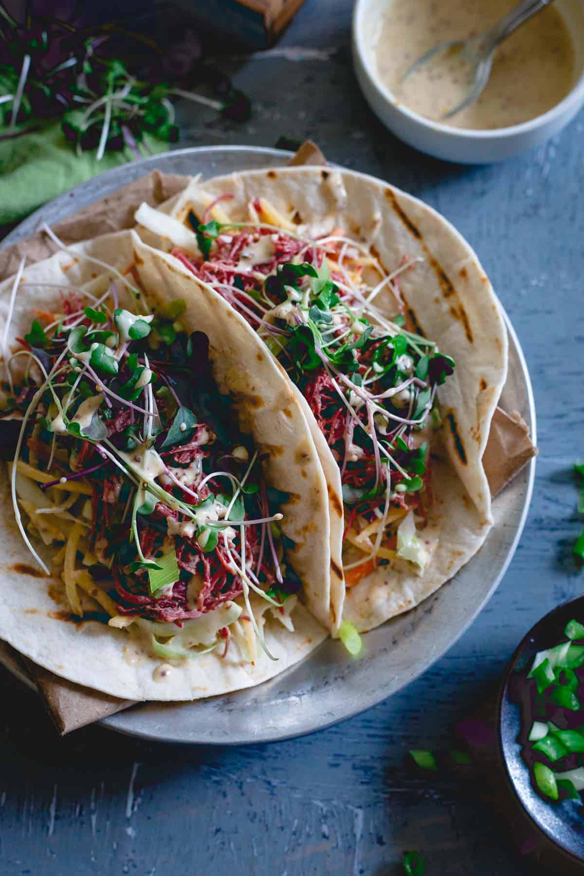 This St. Paddy's Day, enjoy some corned beef in taco form!