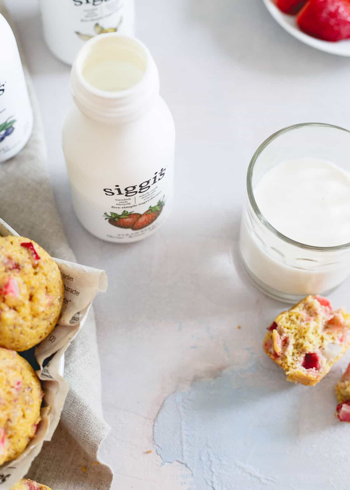 Whether you're looking for a healthy snack or a quick breakfast option, these siggi's drinkable whole milk yogurts are a perfect choice.